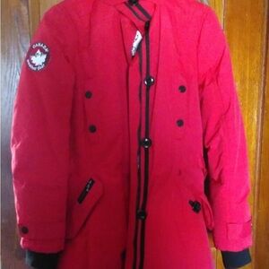 Canada Weather Gear Vibrant Red Puffer Jacket